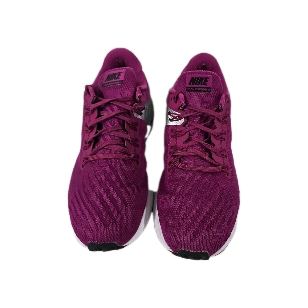 Nike Womens Air Zoom Structure 22 AA1640-602 Purple Black Running Shoes Size 8.5
